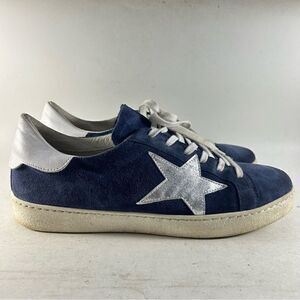 GIO+ Star Shoes Suede Leather Lace Up Sneakers Size EU 40 Women’s US 10